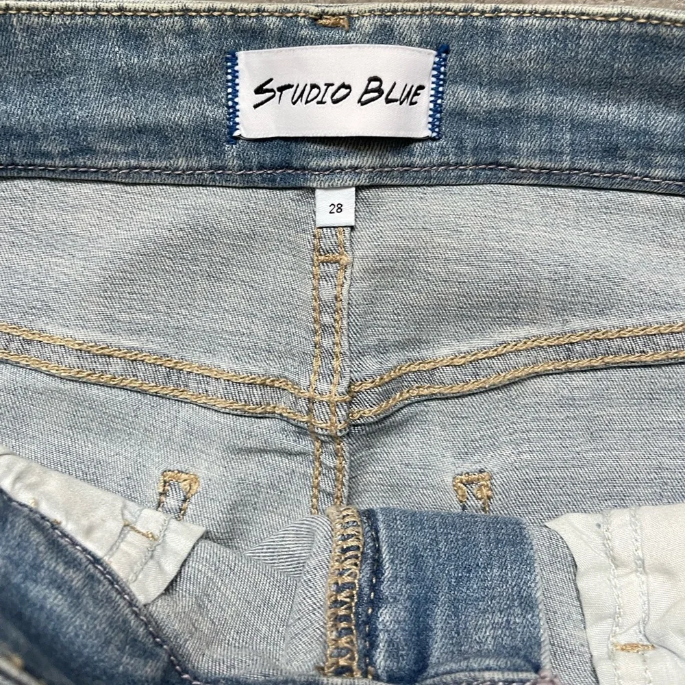 Studio Blue Cropped Relaxed Skinny Jean - Picture 4 of 5